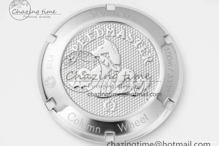 0503 Speedmaster Racing Master SS HKF Best Edition Black Dial on SS Bracelet A Versatile 7810